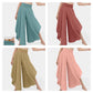 High Waist Ruffled Wide Leg Quick Dry Dance Pants