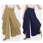 High Waist Ruffled Wide Leg Quick Dry Dance Pants