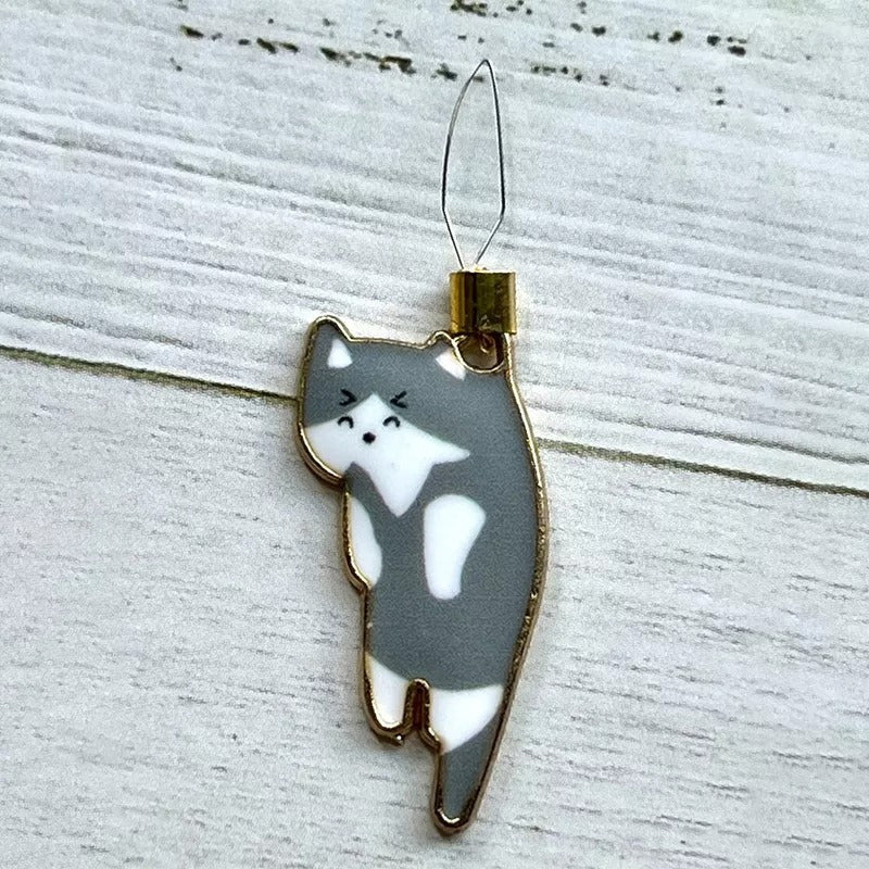 Tegneserie Katt Nål Tråder/Mini cartoon kitten manual threading artifact