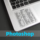 Keyboard Shortcut Stickers (4PCS)