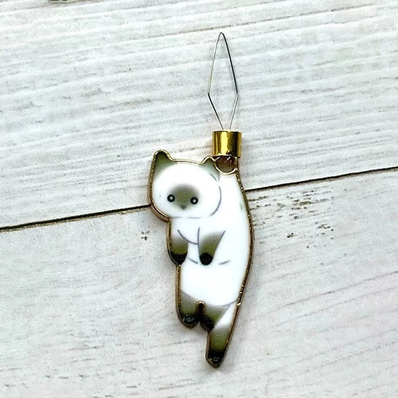 Tegneserie Katt Nål Tråder/Mini cartoon kitten manual threading artifact