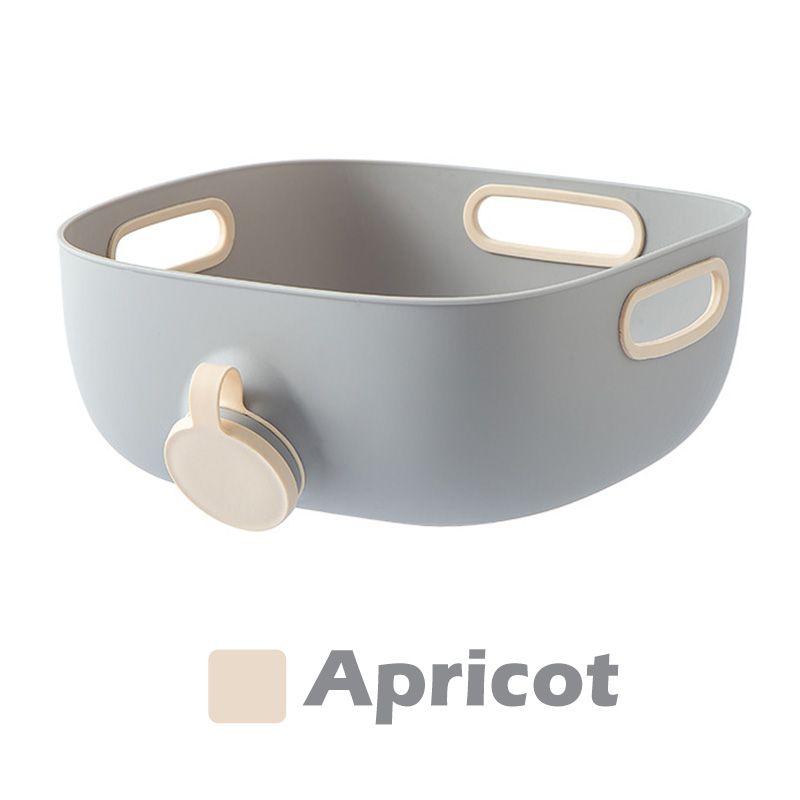 Kurv for vasking og drenering av grønnsaker med sidelokk/Basket for washing and draining vegetables with side lid