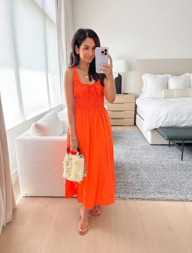 🔥2023 New Smocked Linen Dress